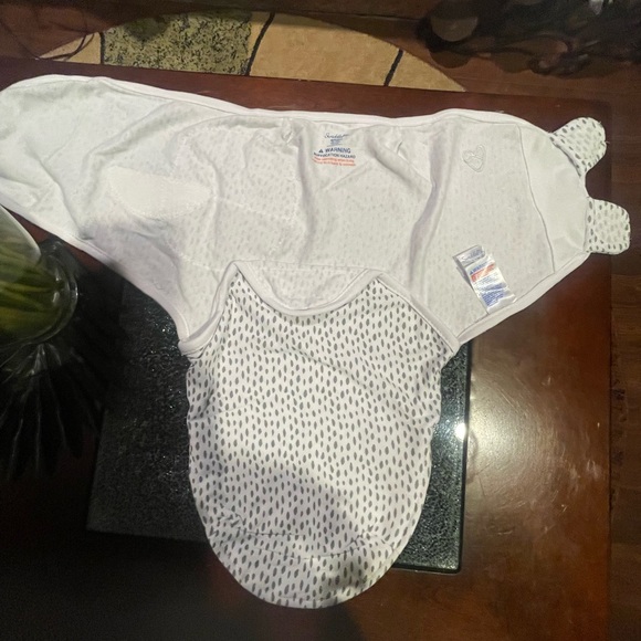 Swaddle Me Baby SleepSack Dot Gray 100%Cotton, Size SM-MD 0~3 Month & 7~14 Lbs - Picture 12 of 16